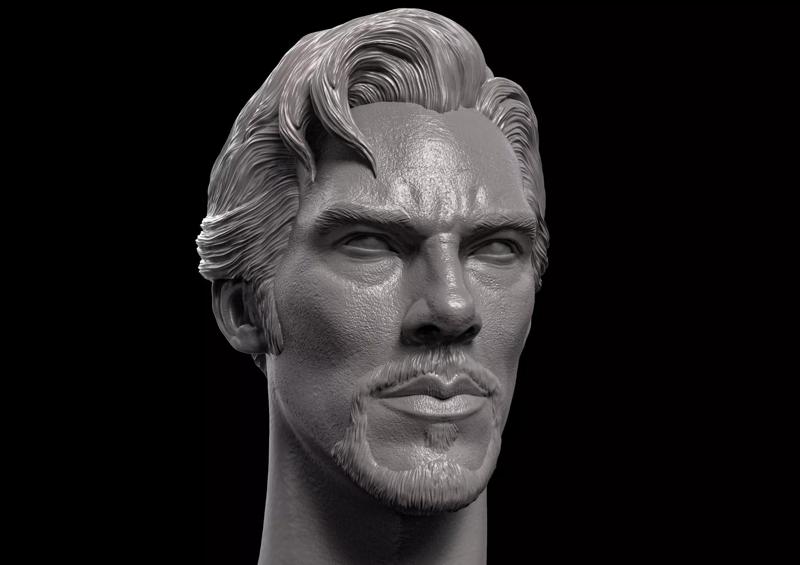 Doctor Strange-Benedict Cumberbatch Head