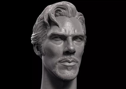 Doctor Strange-Benedict Cumberbatch Head