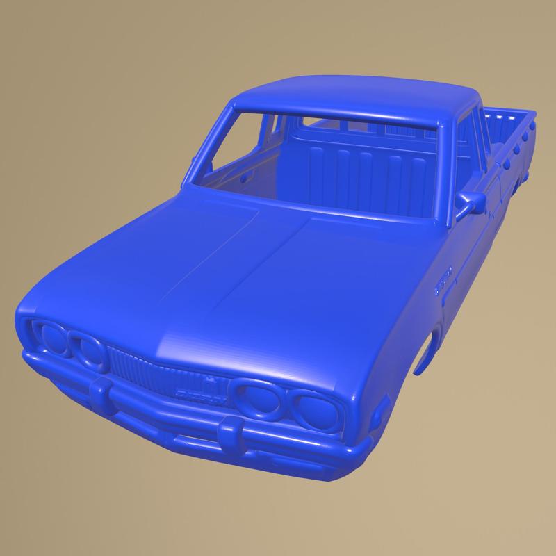 DATSUN 620 KINGCAB 1977 PRINTABLE CAR BODY