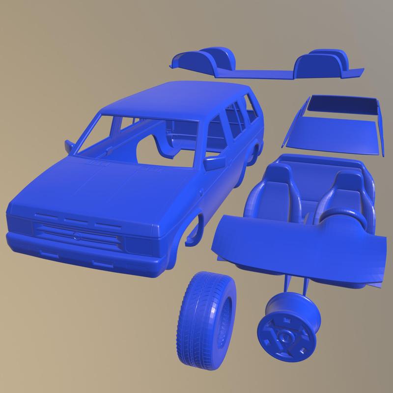 Nissan Terrano Pathfinder 1993 Printable Car In Separate Parts