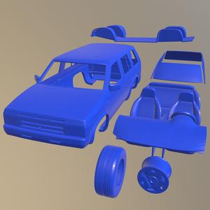 Nissan Terrano Pathfinder 1993 Printable Car In Separate Parts