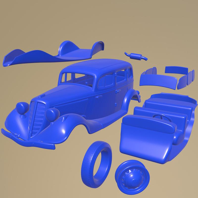 GAZ M-1 1936 PRINTABLE CAR IN SEPARATE PARTS