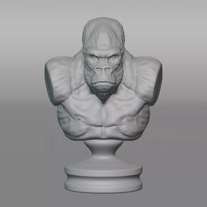 Printable Gorila model