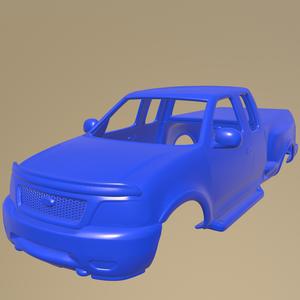 Ford F-150 Club Cab Flareside XLT 1999 PRINTABLE CAR BODY