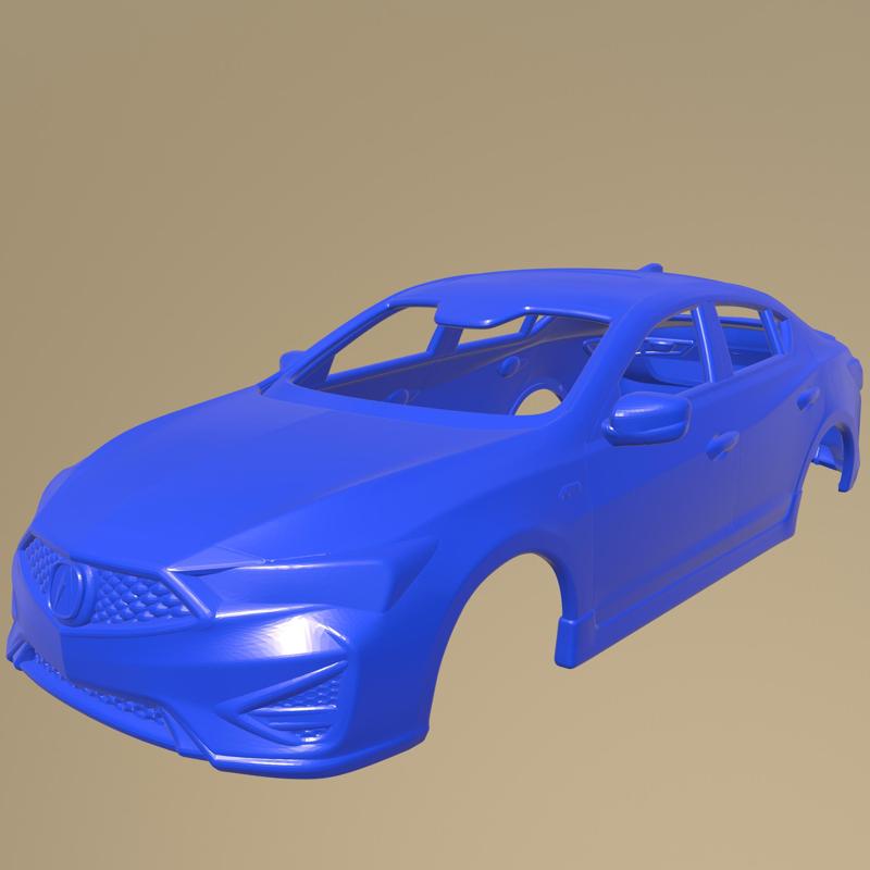 Acura ILX A-spec 2019 Printable Car Body