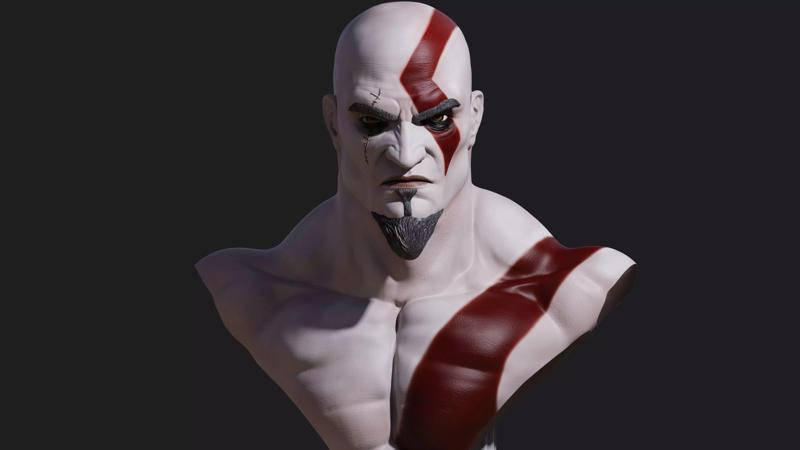 GOD OF WAR KRATOS BUST