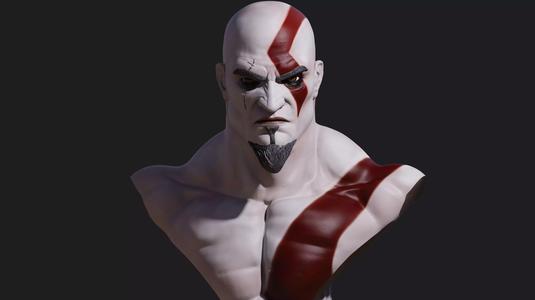 GOD OF WAR KRATOS BUST