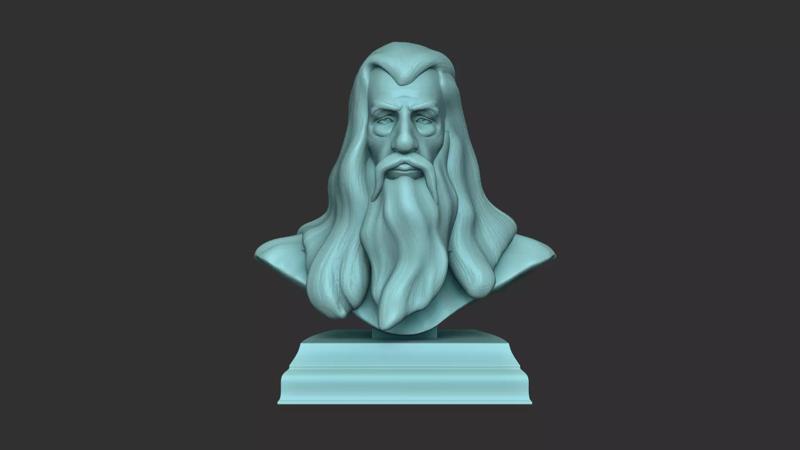 Gandalf Bust - Ian McKellen - Lord of The Rings - Hobbit