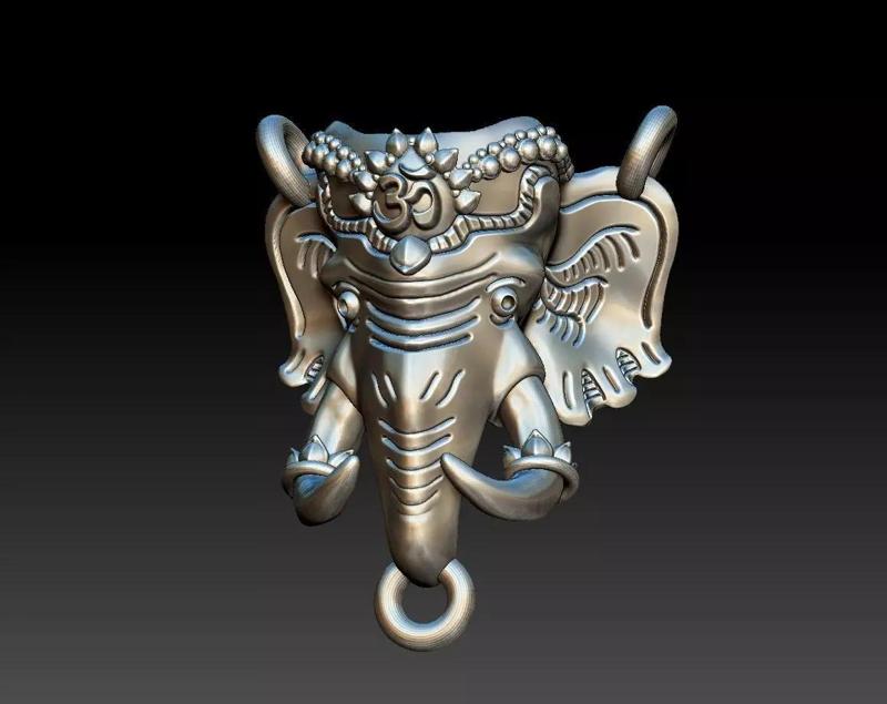 Ganesh Elephant lucky pendant