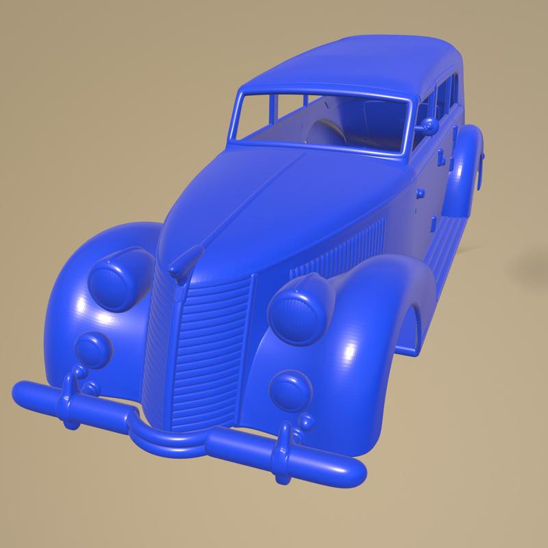 Fiat 2800 Torpedo 1939 printable car body
