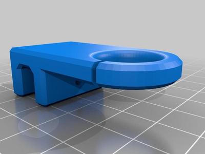 filamnet feed clip with fissure