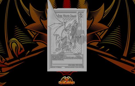 Yugioh Full 3D Card - Blue Eyes White Dragon