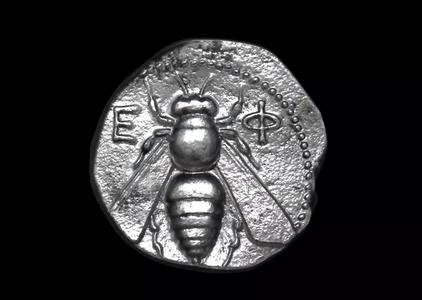 Tetradrachm Demokrates Ancient greek coin