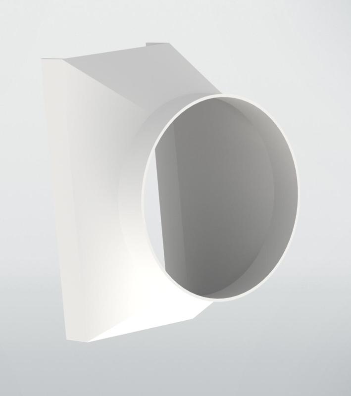 Flange (Nozzle adapter ventilation cover duct) for ASIC Avalon Q out 200mm