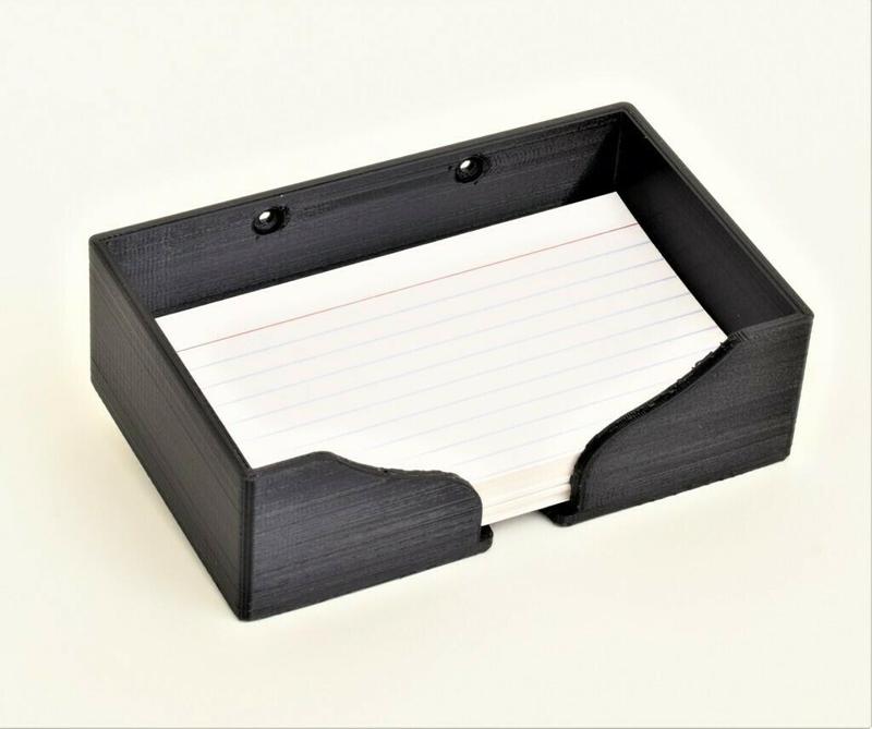 Flash card holder - wall mounted 5" x 3"