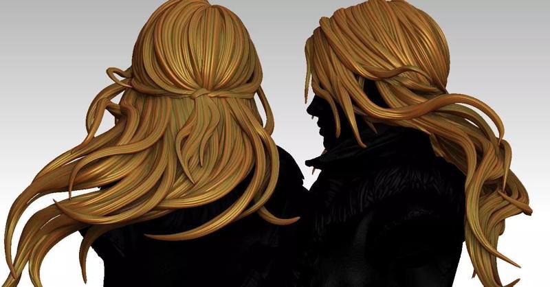 3D Hairstyles for girl V36