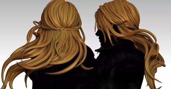 3D Hairstyles for girl V36