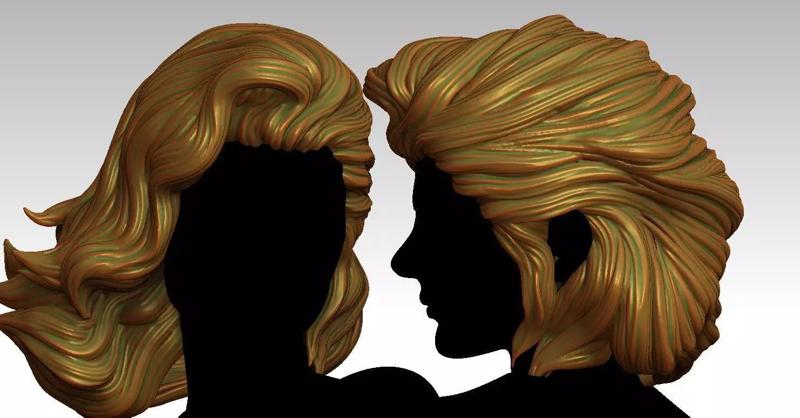 3D Hairstyles for girl V59