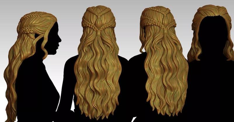 3D Hairstyles for girl V70