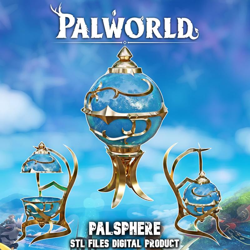Palsphere with Stands Cosplay/Decoration Item Palworld