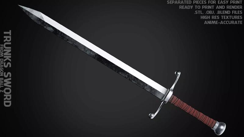 Dragon Ball Trunks Sword for Cosplay