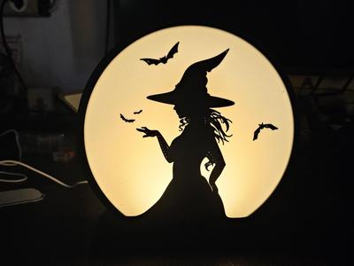 Witch Lantern for LED Lamp Kit