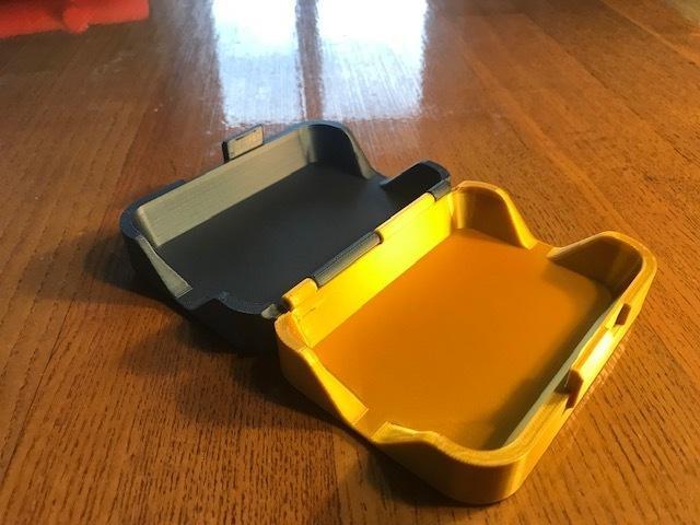 Box and deck for card game