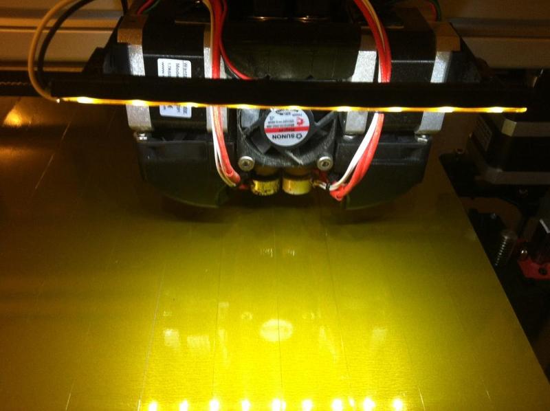 Felix 3.0 3D Printer Light Bar Mod