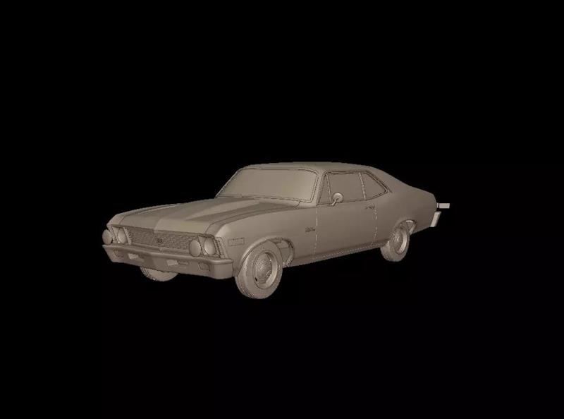 CHEVROLET NOVA SS 396 1969 3D PRINT MODEL