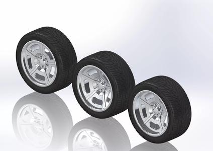 Custom wheels US Mags Rio Grande for your scale model