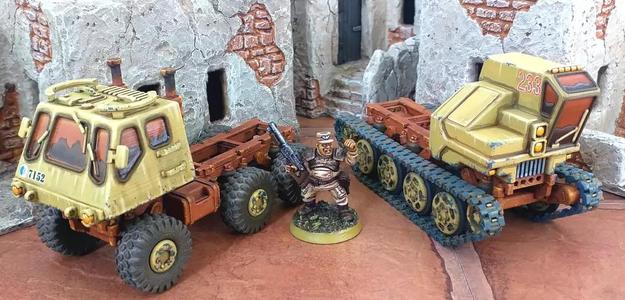 Extra Truck Chassis Expansion - 28mm Sci-Fi
