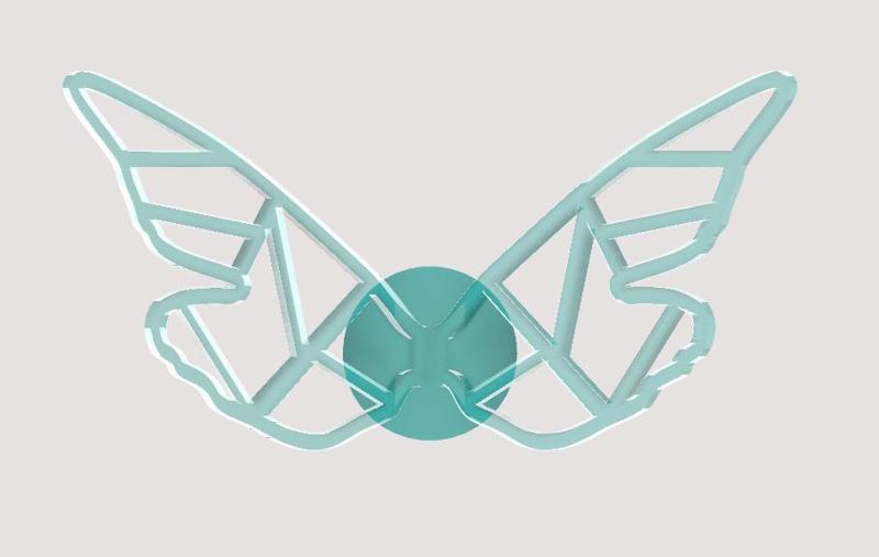 Graphic Butterfly Wing