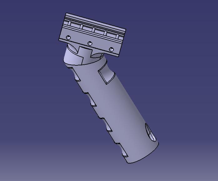 45° HANDLE AIRSOFT, PAINTBALL, WEAPON