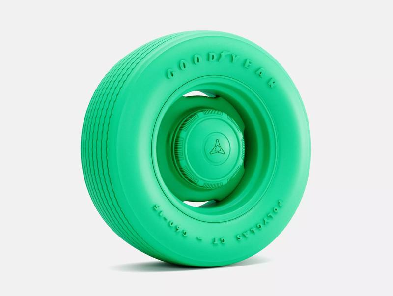 15x8 Mopar Steelie Wheel Goodyear Polyglas G60 Tire