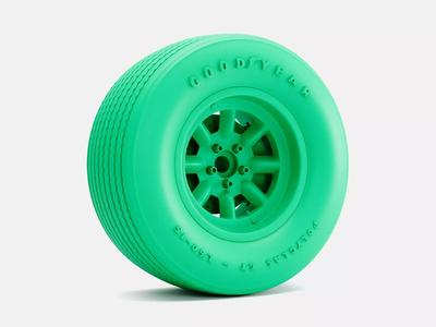 15x10 Minilite Wheel Goodyear Polyglas L60-15 Tire