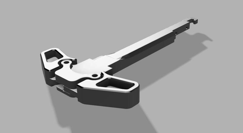 Raptor ambi charging handle for AEG m4 airsoft replica