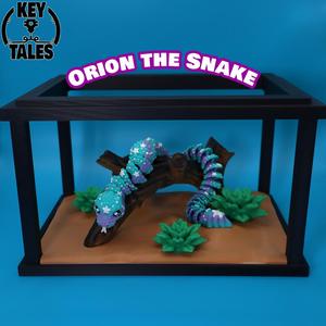 The Snake, Orion & Terrarium (flexi, keychain, mini, tiny, standard)
