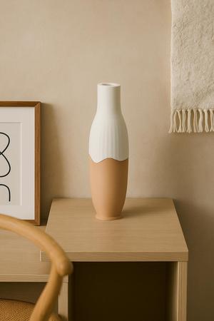 Zen Flow Japandi Vase – Minimalist Scandinavian Japanese Home Accent