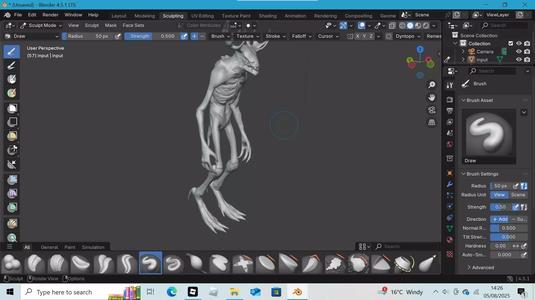 Horror game monster