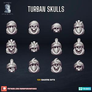 Turban Skulls (Pre-supported)