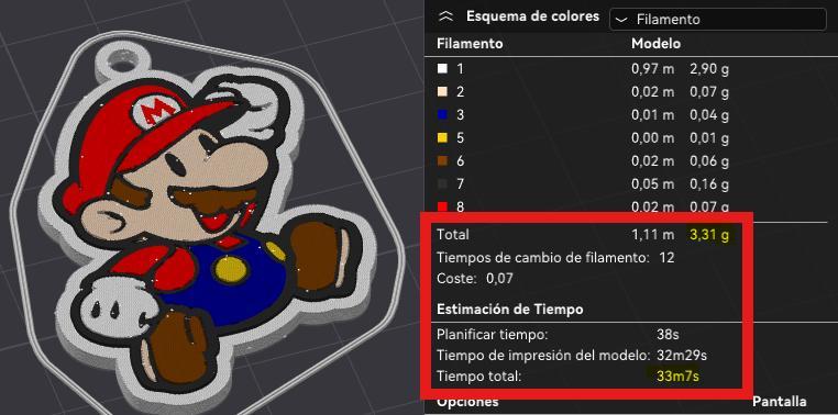 Llavero Paper Mario