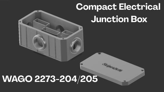 Compact Electrical Junction Box for WAGO 2273-204/205