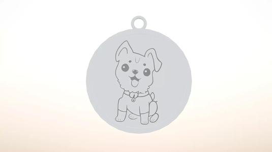 Cute dog stickers drawing