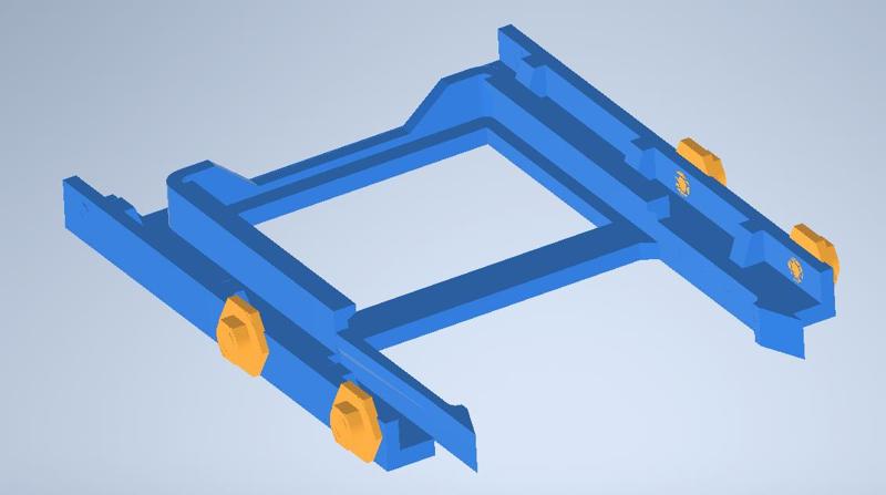 Zalman Z9 HDD 2.5" mount plate.