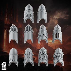 Emberforge legs armor - Fire lizards [Supported]