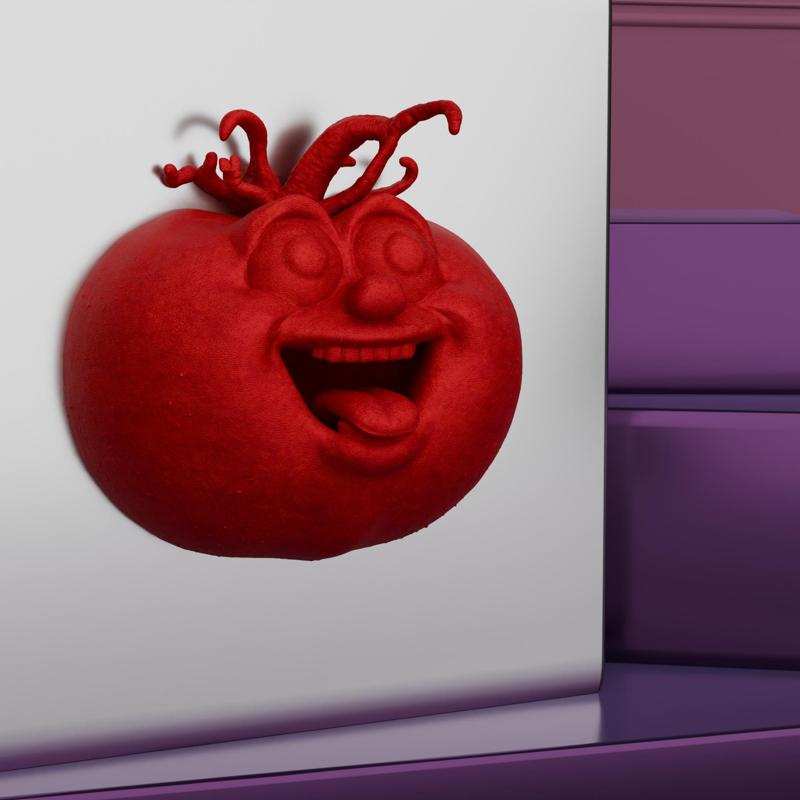 Crazy Tomato – Fridge Magnet