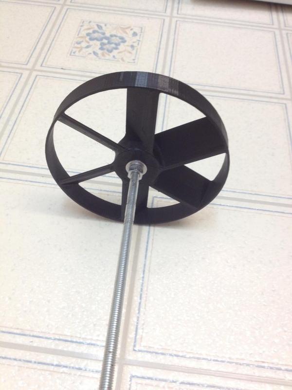 Cordless drill boat propeller 