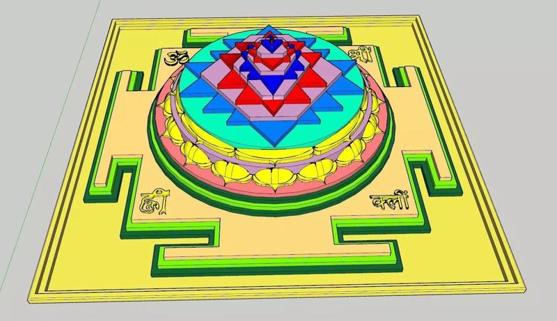 SRI YANTRA  MERU