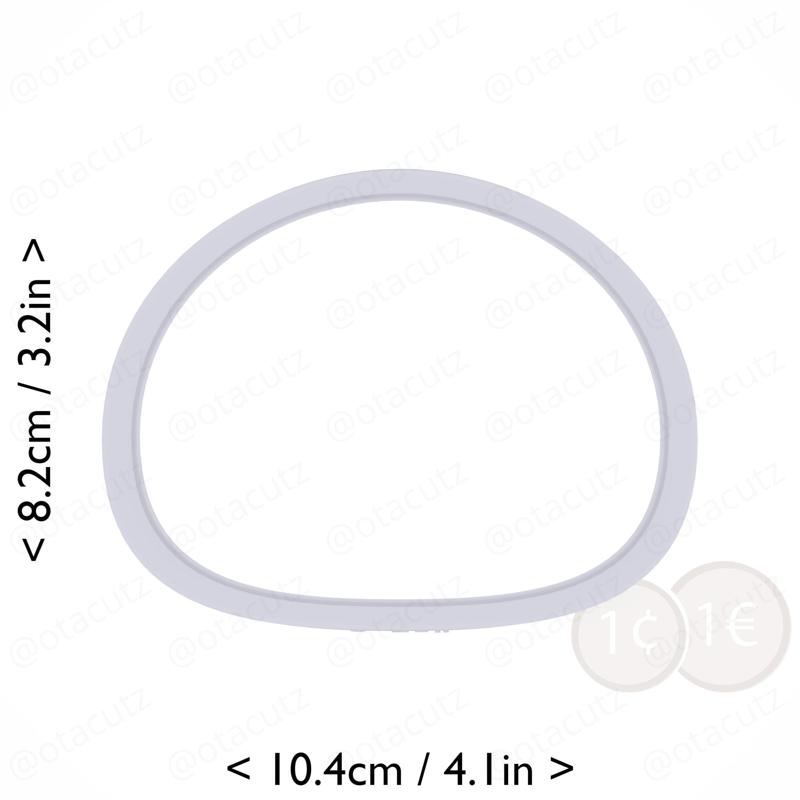 Mochi Cookie Cutter 3.75in / 9.5cm