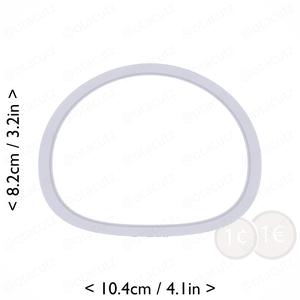 Mochi Cookie Cutter 3.75in / 9.5cm